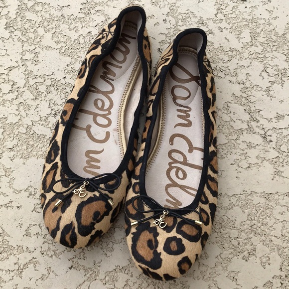 Sam Edelman Shoes - SAM EDELMAN Felicia Leopard Print Ballet Flats 10